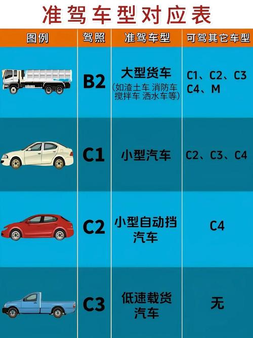 c3驾照可以开什么车(b2驾照可以开什么车图片)